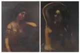 Continental School, Ladies at Their Toilettes: Two Works, LADIES AT THEIR TOILETTES: TWO WORKS, oil on metal