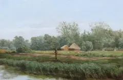 George Vicat Cole, Summer Time, Oil on canvas