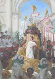 Frank William Warwick Topsham, A Roman Procession, Watercolor