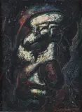 Umberto Romano, Clowns Make People Laugh, Oil on board