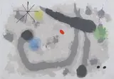Le Lezard Au Plumes D'Or by Joan Miró, Color lithograph, sold Nov 2007
