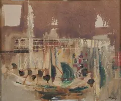 Richard Dempsey, Abstraction, Oil on canvas