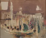 Richard Dempsey, Abstraction, Oil on canvas