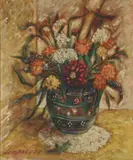 Richard Dempsey, Wild Flowers, Oil on canvas