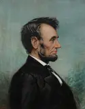 Franklin Courter, Abraham Lincoln, Oil on panel