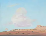 Ferdinand Bergdorff, Untitled, CLOUD STUDY, oil on board