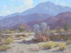 Desert Landscape by Wilton Charles McCoy, Oil on canvas, sold Nov 2007