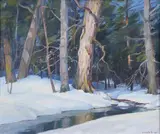 Emile Albert Gruppe, Winter Stream