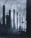 A. Aubrey Bodine, Oil Refinery, Silver gelatin print