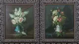 Lecomte de Calixte, STILL LIFE BOUQUETS: TWO WORKS, each signed lower right, Oil on canvas