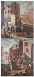 Untitled by Italian School, MARKET SCENE, and ITINERANT PEDDERS: TWO WORKS, oil on canvas, offered Nov 2007