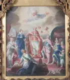 Gaetano Manini, Coronation of George Iii, Oil on paper laid on copper