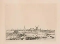John G. Matheson, Landscape, Etching