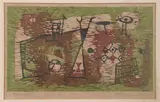 Glenn Chamberlain, Celebration, Woodblock - Plate: 6 3/4 in. x 12 in