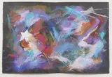 Untitled by American School, ABSTRACT UNTITLED, mixed media on paper, offered Dec 2007
