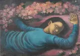 Mexican School, The Dream, Oil on canvas