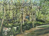 Will Thompson, In the Park, Oil on canvas