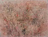 Spatter on Pink Ground by American School, Oil on canvas, offered Dec 2007