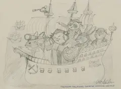 Art Seiden, 1970 Calendar, Pencil on paper