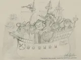 Art Seiden, 1970 Calendar, Pencil on paper