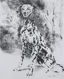 LeRoy Neiman, Dalmatian, Etching - Plate: 24 1/4 in. x 19 3/4 in