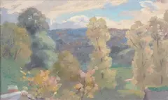 Charles Baudouin, Vascoeuil, Oil on board