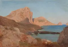 Félix Choisnard, Rocky Inlet, Oil on canvas.