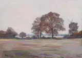 Isabelle Gelée, Summer Landscape, Oil on panel
