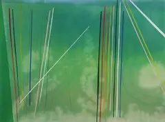 Alex de Boeck, # 1, Oil on canvas