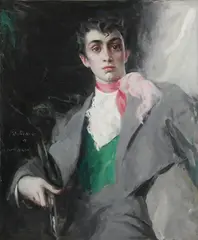 Jere Raymond Wickwire, Portrait of an Actor, Oil on canvas