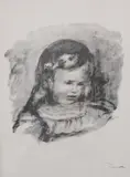Claude Renoir by Pierre-Auguste Renoir, Lithograph, sold Feb 2008