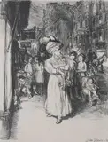 John Sloan, Sixth Avenue and 30Th Street 1908