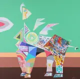 Helmut Preiss, Centaur, Acrylic on canvas