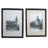 Autor Sin Identificar, Vistas de Sevilla, Tintas sobre papel