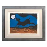 Perro ladrándole a la luna by Rufino Tamayo, 1988, Litografía 5 / 40, offered May 2023