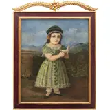 MÉXICO, SIGLO XIX by Retrato de Niña, Óleo sobre tela, offered Apr 2023