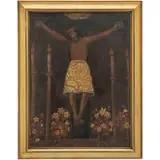 Señor de los Temblores, CUZCO, PERÚ, SIGLO XVIII, Óleo sobre tela
