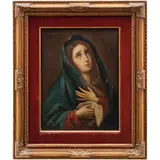 Virgen Dolorosa, MÉXICO, SIGLO XVIII, Óleo sobre tela
