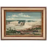 SIGLO XX by Vista de las Cataratas del Niágara, Óleo sobre tela, offered Apr 2023