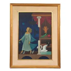 Leopoldo Estrada, Sonámbula, Óleo sobre tela