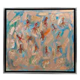 Casilda Solorzano, Calamares, Óleo sobre tela