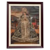 Anónimo, Virgen Coronada, Óleo sobre tela