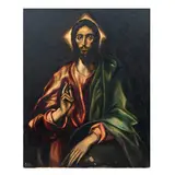 Reproducción de la obra "El Rendentor" de El Greco by Autor No Identificado, Óleo sobre tela, offered Mar 2023
