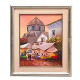 Efrén Cisneros García, Ex convento, Óleo sobre tela