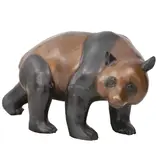 Oso Panda, SIGLO XX, Bronce, patinado en tonos marrón