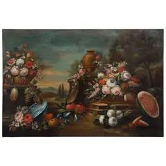 Bodegón, EUROPA, SIGLO XIX, Óleo sobre tela