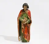 Süddeutsch, Auktion 425, Los 313, Weichholz, farbig gefasst. Maße: 81cm