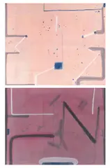 Theo Lambertin, Auktion 422, Los 755, 1988, Mischtechnik auf auf Nessel (Bettlaken)