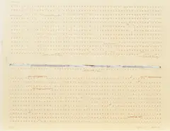 Carlo Alfano, Ohne Titel, 1975, Bütten