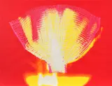 Heinz Mack, Lichtflügel, 1971, Farbserigrafie auf Büttenkarton